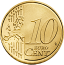 Люксембург 10 центов