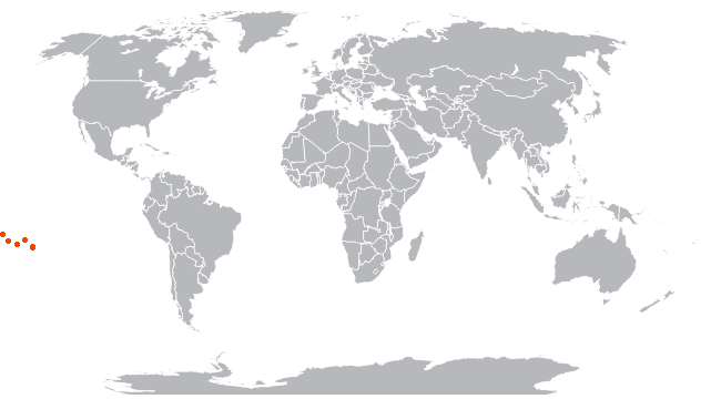Полинезия на карте мира