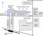 Схема парковок аэропорта Бурбанка