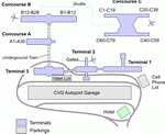 Схема аэропорта Цинциннати