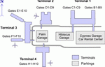 Схема аэропорта Форт-Лаудердейла