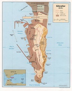 Карта Гибралтара