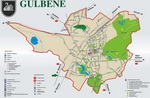 Карта Гулбене