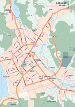 Карта Магадана