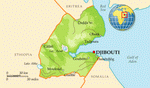 Карта Джибути