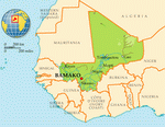 Карта Мали