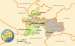 Карта Таджикистана