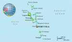 Карта Вануату