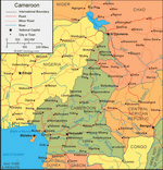 Карта Камеруна