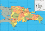 Карта Доминиканской республики