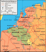 Карта Голландии