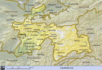 Карта Таджикистана