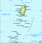 Карта Сент-Винсент и Гренадин