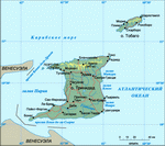 Карта Тринидад и Тобаго