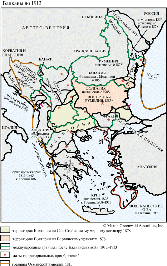 Балканы до 1913