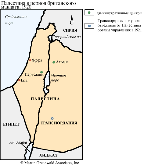Палестина в период британского мандата, 1920
