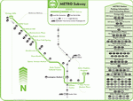 Схема метро Балтимор