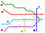 Схема метро Буэнос-Айрес