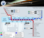 Схема метро Калгари