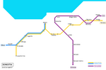 Схема метро Сан-Себастьян