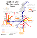 Схема метро Эссен