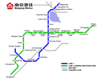Схема метро Нанкин