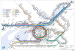 Схема метро Осака