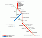 Схема метро Тбилиси