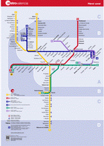 Схема метро Валенсия