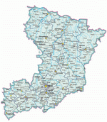 Карта Ровенской области
