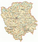 Карта Волынской области
