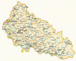 Карта Закарпатской области