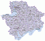 Карта Запорожской области