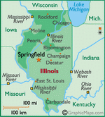 Карта Иллинойса