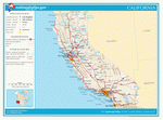Карта дорог Калифорнии