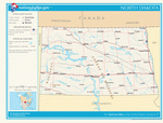 Карта дорог Северной Дакоты